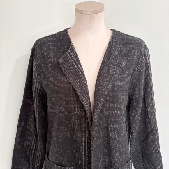 Eileen Fisher Koshi Crossing Organic Cotton Jacket Size Medium The Fisher Projec - Picture 4 of 14